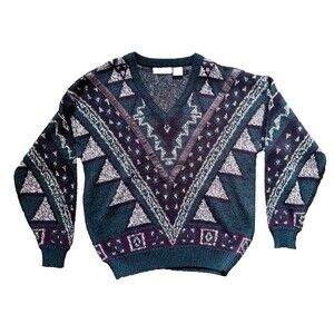 Vintage Urban Works Men’s 80s Retro Grunge Streetwear Indie Sweater Sz Med